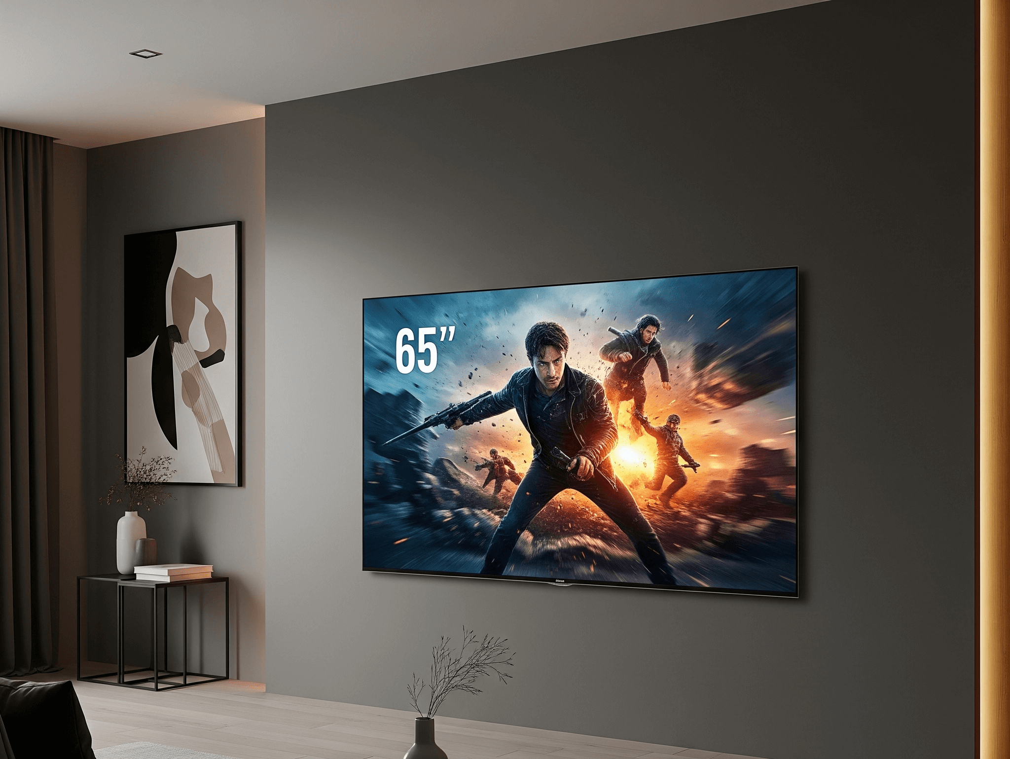 Bezel-less TV 65